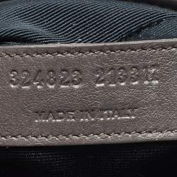 Pre Owned Saint Laurent Grey Leather Small Classic Sac De Jour Tote