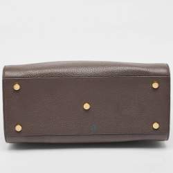 Pre Owned Saint Laurent Grey Leather Small Classic Sac De Jour Tote