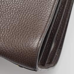 Pre Owned Saint Laurent Grey Leather Small Classic Sac De Jour Tote