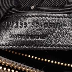 Pre Owned Saint Laurent Grey Leather Small Classic Sac De Jour Tote