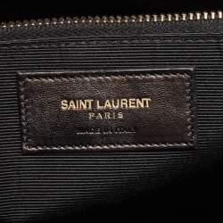 Pre Owned Saint Laurent Grey Leather Small Classic Sac De Jour Tote