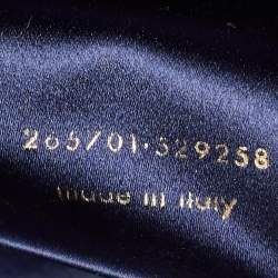 Pre Owned Yves Saint Laurent Navy Blue Leather Y-Ligne Clutch