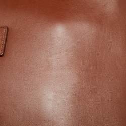 Pre Owned Saint Laurent Brown Leather Small Classic Sac De Jour Tote