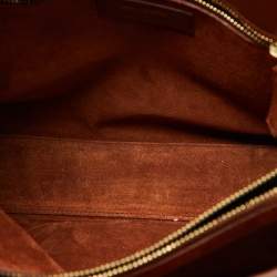Pre Owned Saint Laurent Brown Leather Small Classic Sac De Jour Tote