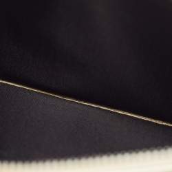 Saint Laurent Cream Matelassé Leather Monogram Envelope Wallet on Chain