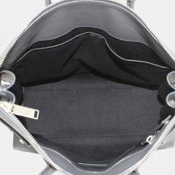Saint Laurent Paris Grey Leather North/South Sac De Jour Satchel Bag
