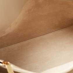 Pre Owned Saint Laurent Beige Leather Medium Supple Sac De Jour Tote