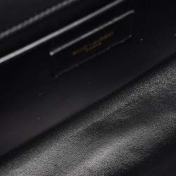 Pre Owned Saint Laurent Multicolor Leather and Fabric Medium Striped Kate Shoulder Bag