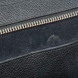 مملوكة مسبقًا Saint Laurent Black Leather Small Cabas Rive Gauche Tote