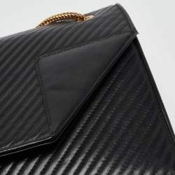 Saint Laurent Black Quilted Leather Medium Betty Shoulder Bag