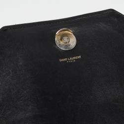 Saint Laurent Black Quilted Leather Medium Betty Shoulder Bag