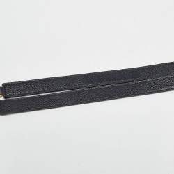Saint Laurent Black Matelasse Leather Large Monogram Envelope Shoulder Bag