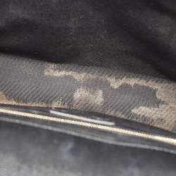 Saint Laurent Black Matelasse Leather Large Monogram Envelope Shoulder Bag