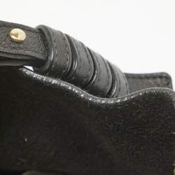 Saint Laurent Black Leather Small Cabas Chyc Tote
