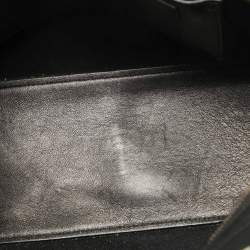 Saint Laurent Black Leather Small Cabas Chyc Tote