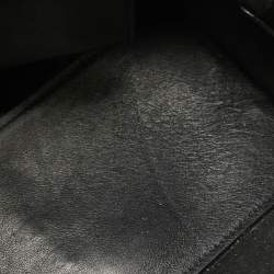 Saint Laurent Black Leather Small Cabas Chyc Tote
