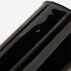 Pre Owned Saint Laurent Black Patent Leather Small Kate Tassel Bag