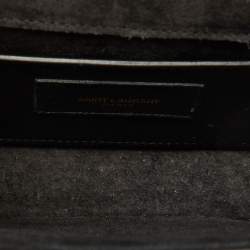 Pre Owned Saint Laurent Black Patent Leather Small Kate Tassel Bag