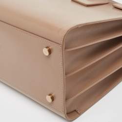 Pre Owned Saint Laurent Beige Leather Small Classic Sac De Jour Tote