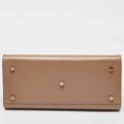 Pre Owned Saint Laurent Beige Leather Small Classic Sac De Jour Tote