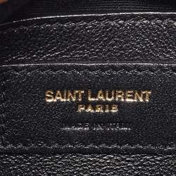 Saint Laurent Brown Suede Fringe Grace Chain Bag