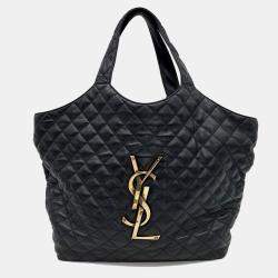 Pre Owned Saint Laurent Eye Care Maxi Shopper Bag