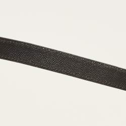 Pre Owned حقيبة يد شوبر سان لوران كاساندرا جلد م بطنة عنابية 