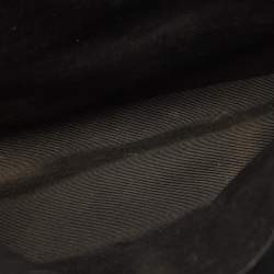 Pre Owned حقيبة يد شوبر سان لوران كاساندرا جلد مبطنة عنابية 