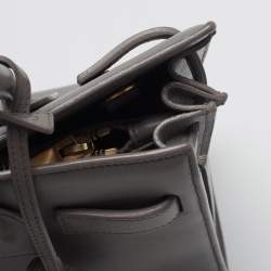 Pre Owned Saint Laurent Grey Leather Baby Classic Sac De Jour Tote