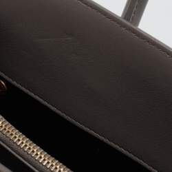 Pre Owned Saint Laurent Grey Leather Baby Classic Sac De Jour Tote
