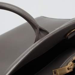 Pre Owned Saint Laurent Grey Leather Baby Classic Sac De Jour Tote