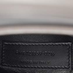 Pre Owned Saint Laurent Grey Leather Baby Classic Sac De Jour Tote