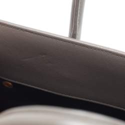 Pre Owned Saint Laurent Grey Leather Baby Classic Sac De Jour Tote