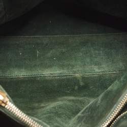 Saint Laurent Green Leather Small Classic Sac De Jour Tote