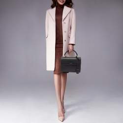 Pre Owned Saint Laurent Black Leather Small Moujik Top Handle Bag