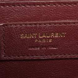 Saint Laurent Green Leather Cassandra Top Handle Bag