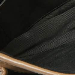 Pre Owned Saint Laurent Beige Matelassé Leather Baby Niki Chain Shoulder Bag