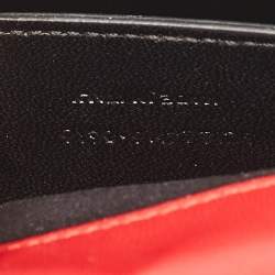 Pre Owned Saint Laurent Red Matelassé Leather Bubble Flap Crossbody Bag