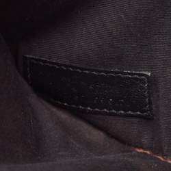 Pre Owned Saint Laurent Black Leather Uptown Pouch