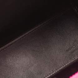 Pre Owned Saint Laurent Neon Pink Leather Nano Classic Sac De Jour Tote