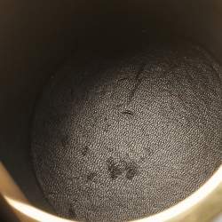 Pre Owned Saint Laurent Black Acrylic Evening Tassels Wristlet Clutch