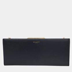 Pre Owned Saint Laurent Midnight Small Clutch Bag