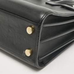 مملوكة مسبقًا Saint Laurent Black Leather Nano Classic Sac De Jour Tote