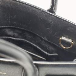 مملوكة مسبقًا Saint Laurent Black Leather Nano Classic Sac De Jour Tote