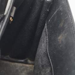 مملوكة مسبقًا Saint Laurent Black Leather Nano Classic Sac De Jour Tote