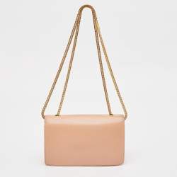 Saint Laurent Peach Leather Betty Flap Bag