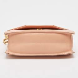 Saint Laurent Peach Leather Betty Flap Bag