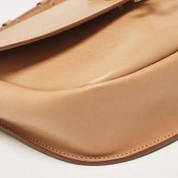 مملوكة مسبقًا Saint Laurent Tan Leather Kaia Crossbody Bag