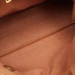 Saint Laurent Brown Canvas and Leather Muse Two Bag