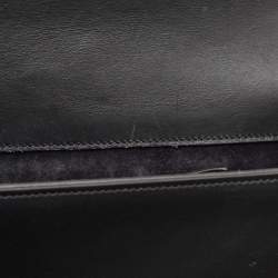 Saint Laurent Black Leather Medium Kate Tassel Shoulder Bag